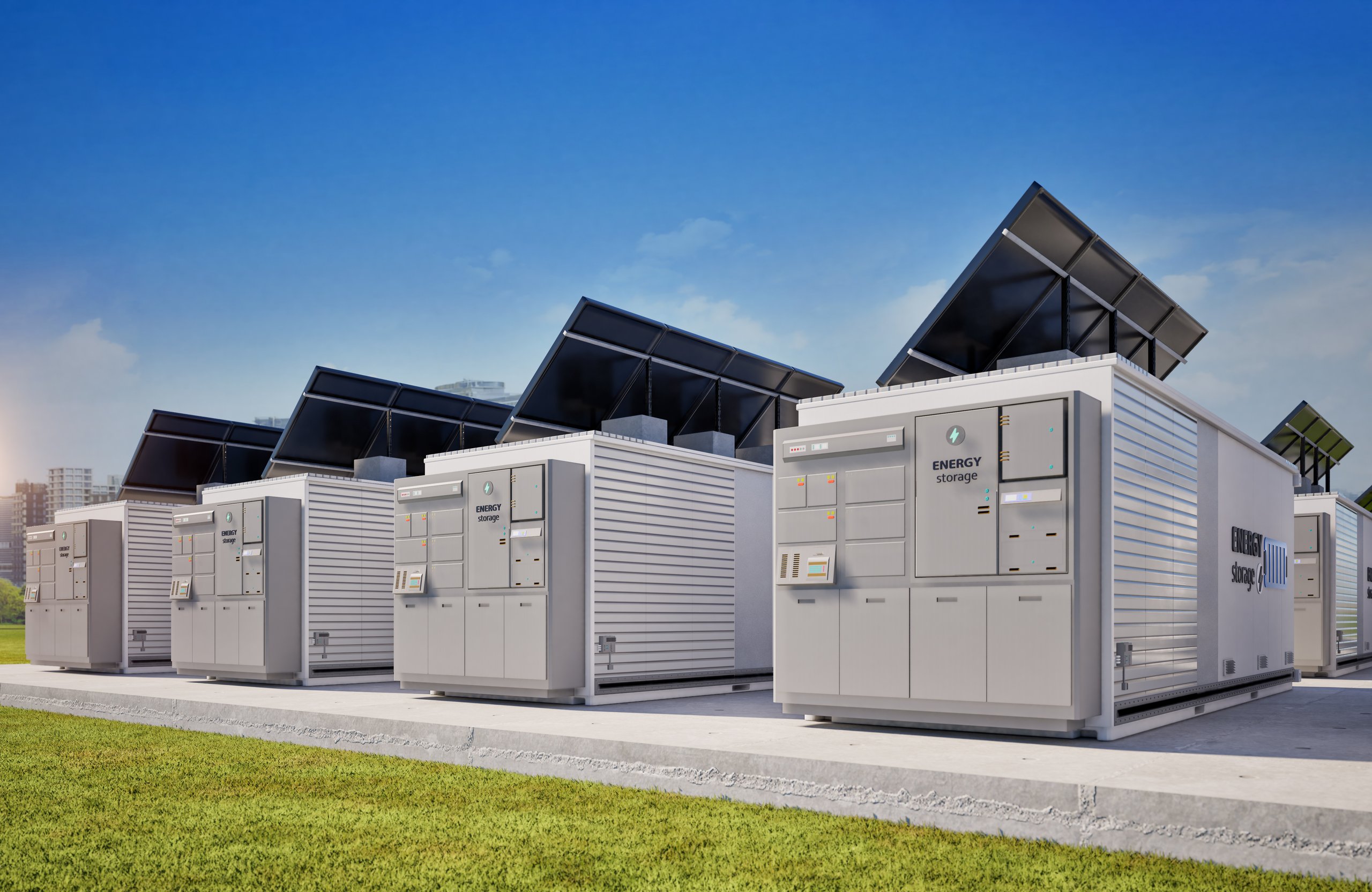 Modern LG home battery energy storage system with solar panels for efficient smart home power