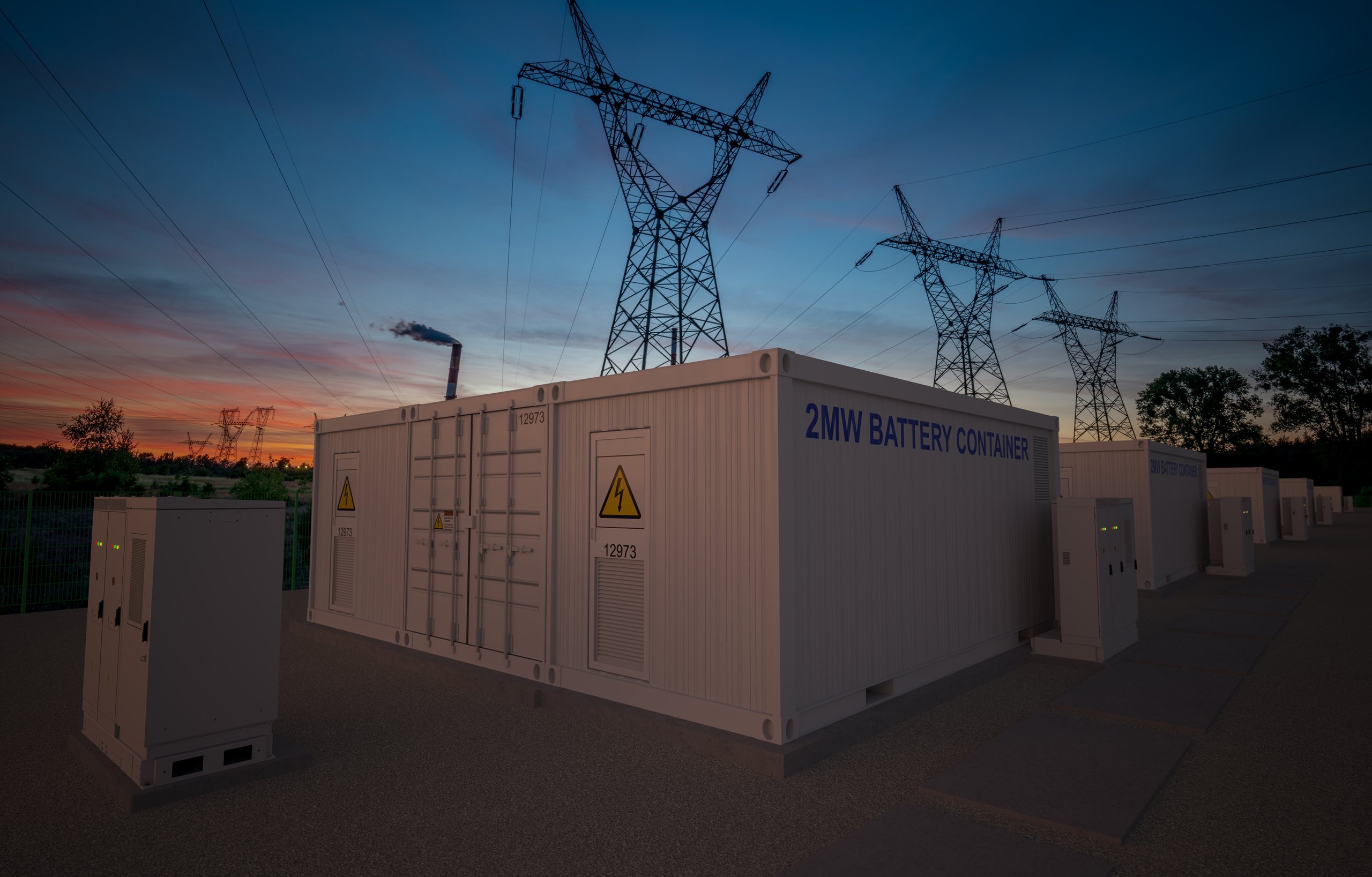 Electricity storage facilities with high-voltage transmission behind a home energy system